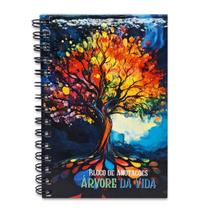 Caderno Agenda Bloco de Anotações Árvore da Vida 50 Folhas - flash