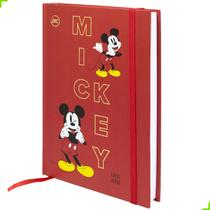 Caderno Agenda Mickey P Anotações Capa Dura A5 Costurado