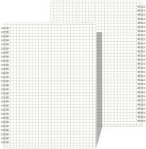 Caderno AHGXG Graphic Paper Spiral, pacote com 2, B5, 320 páginas Caderno AHGXG Graphic Paper Spiral, pacote com 2, B5, 320 páginas