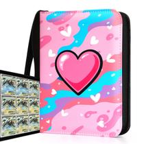 Caderno/álbum para cartas TCGPOCKETS 720 bolsos, 40 folhas, rosa Caderno/álbum para cartas TCGPOCKETS 720 bolsos, 40 folhas, rosa