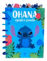 Caderno Anotações Com Divisória Stitch Disney - ZonaCriativa
