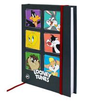 Caderno Anotações Looney Tunes Escolar A5 Elastico Warner