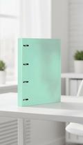 Caderno Argolado A4 Verde Pastel 96 Folhas 5 Divisorias Caderno Argolado A4 Verde Pastel 96 Folhas 5 Divisorias