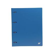 Caderno Argolado Azul Bic Fichário Yes A4 Colegial com 96 Folhas 5 Divisórias Universitário Tom Pastel
