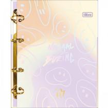 Caderno argolado cartonado colegial capricho 160fls