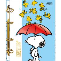 Caderno Argolado Cartonado Colegial - Snoopy - 160 Folhas - Tilibra