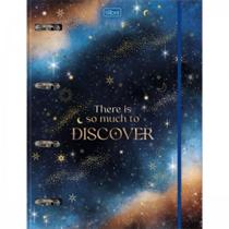 Caderno argolado cartonado com elastico magic 80fls