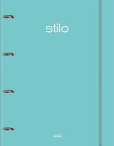 Caderno Argolado Cartonado Universitário com Elástico Stilo 80 Folhas Jandaia 9461 Cor:Verde Caderno Argolado Cartonado Universitário com Elástico Stilo 80 Folhas Jandaia 9461 Cor:Verde