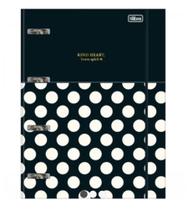 Caderno argolado cartonado universitário com elástico west village tilibra