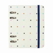 Caderno Argolado Cicero A6 Bossa Nova Pontos Off White 60 Folhas