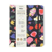 Caderno Argolado Cícero Office Duo Doce Florada Pautado & Pontado Preto Caderno Argolado Cícero Office Duo Doce Florada Pautado & Pontado Preto