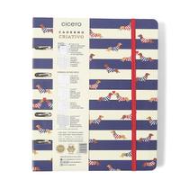 Caderno Argolado Cícero Praia Pautado 17x24 Cachorros