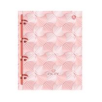 Caderno Argolado Colegial 160 Fls. Animativa - Rosa Rose 2