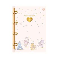 Caderno Argolado Colegial 160 Fls. Animativa - Ursinhos Carinhosos 1