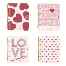 Caderno Argolado Colegial Capa Plástica Its Love - Cadersil Caderno Argolado Colegial Capa Plástica Its Love - Cadersil