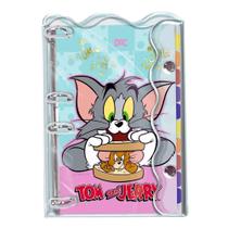 Caderno argolado-colegial com 192 folhas-tom e jerry - dac