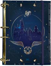 Caderno Argolado Colegial Harry Potter 144fls DAC - Capa Dura com Elástico