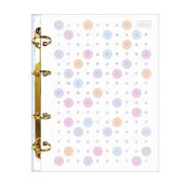 Caderno Argolado Colegial Tilibra 80 Folhas Happy