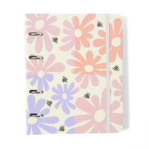 Caderno argolado criativo A5 office duo Melissa Block Bloomy - Cicero
