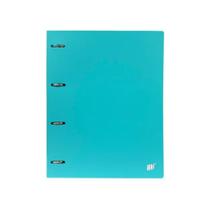 Caderno Argolado Fichário Azul Claro Com Bloco 96 Folhas A4 YES Material Escolar Universitário Colegial Caderno Argolado Fichário Azul Claro Com Bloco 96 Folhas A4 YES Material Escolar Universitário Colegial