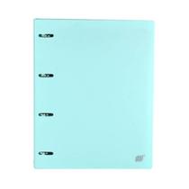 Caderno Argolado Fichário Azul Tom Pastel YES A4 Colegial Universitário Bloco 96 Folhas 5 Divisórias Caderno Argolado Fichário Azul Tom Pastel YES A4 Colegial Universitário Bloco 96 Folhas 5 Divisórias