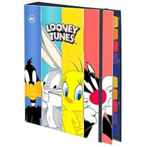 Caderno Argolado Fichário Colegial Looney Tunes - DAC