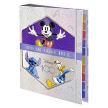 Caderno Argolado Fichário Disney 100 Anos - DAC