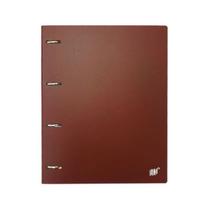 Caderno Argolado Fichário Marrom Com Bloco 96 Folhas A4 YES Material Escolar Universitário Colegial Caderno Argolado Fichário Marrom Com Bloco 96 Folhas A4 YES Material Escolar Universitário Colegial