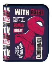 Caderno Argolado Fichario Universitario Homem Aranha Avenger - DAC