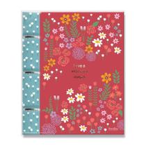 Caderno argolado planner Campestre E Refil Pautado Caderno argolado planner Campestre E Refil Pautado