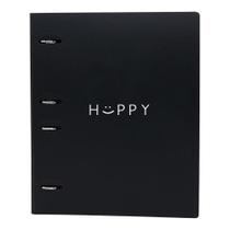 Caderno Argolado Plástico Tamanho Colegal 3,5 X 22 X 27 Cm - Poli - POLIBRAS Cor:Preto Caderno Argolado Plástico Tamanho Colegal 3,5 X 22 X 27 Cm - Poli - POLIBRAS Cor:Preto