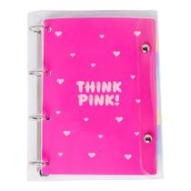 Caderno Argolado PVC PINK - POLIBRAS Caderno Argolado PVC PINK - POLIBRAS
