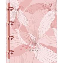 Caderno Argolado Rosa Rose 160F