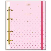 Caderno Argolado Sweetly com Elástico 6 Divisórias e Fichas Caderno Argolado Sweetly com Elástico 6 Divisórias e Fichas
