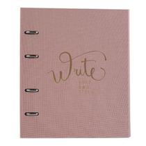 Caderno argolado Ultra Cotton - 190 folhas - Fichário Rosa - 9004-3 - Ótima - Otima