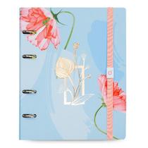 Caderno Argolado Ultra ótima Elástico La Bella Azul