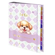Caderno Argolado Univ c/ Elástico 48 fls DAC So Cute Dog