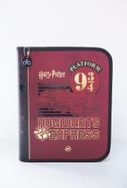 Caderno Argolado Univ. Harry Potter Com Zíper