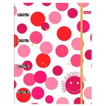 Caderno Argolado Universitário 80 Fls. Foroni - Pink Power