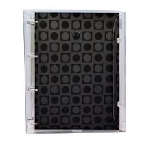 Caderno Argolado Vision 1/4 Capa Pvc Preto Dac 2673pr