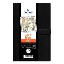 Caderno Art Book One 180º Canson 96 g/m2 140x216mm 80 Folhas