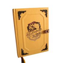 Caderno artesanal Harry Potter Lufa Lufa Hufflepuff Kahdernos