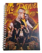 Caderno Artista Mc Daniel Wire-o Capa Dura Universitário De Fã 1Mt