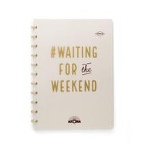 Caderno Atoma Ouro Weekend Happy 70 A4 UN PM Caderno Atoma Ouro Weekend Happy 70 A4 UN PM