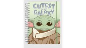 Caderno Baby Yoda Smart Folhas Tira e Põe Universitário- DAC