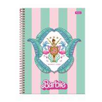 Caderno Barbie 80 folhas 1 matéria Feminino Escolar Feminino