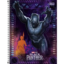 Caderno Black Panther Universitário 10 Matérias Capa Dura - D'PRESENTES