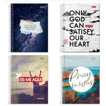 Caderno Bliss Religioso 20 Matérias Sortidos 400 Folhas Cadersil