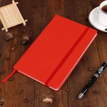 Caderno Bloco de Notas capa dura Estudantes, couro PU