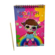 Caderno Bloco Papel Mágico Raspadinha Desenho NS-2805 Caderno Bloco Papel Mágico Raspadinha Desenho NS-2805
